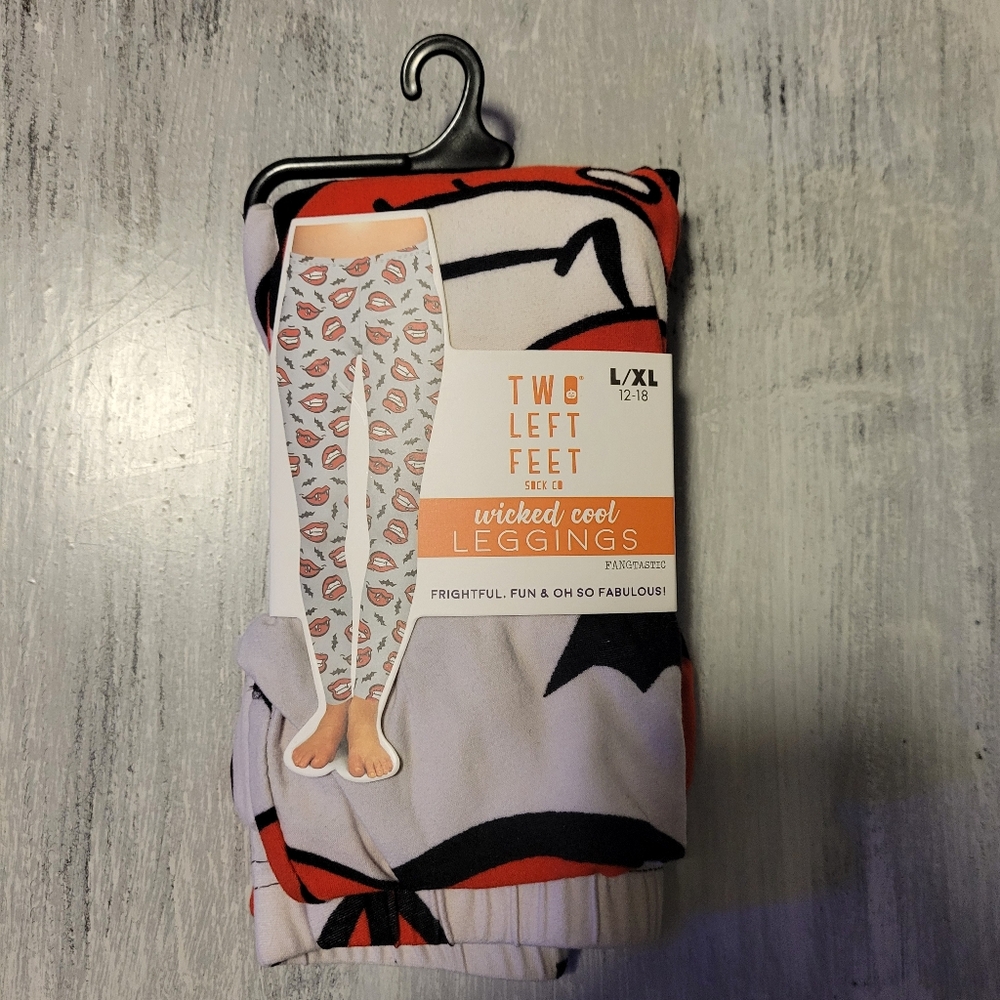 2/$10 Fangtastic Wicked Cool Full Length Leggings L/XL (12-18)